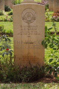 BEIRUT WAR CEMETERY - READ, LESLIE HAMILTON NORMAN